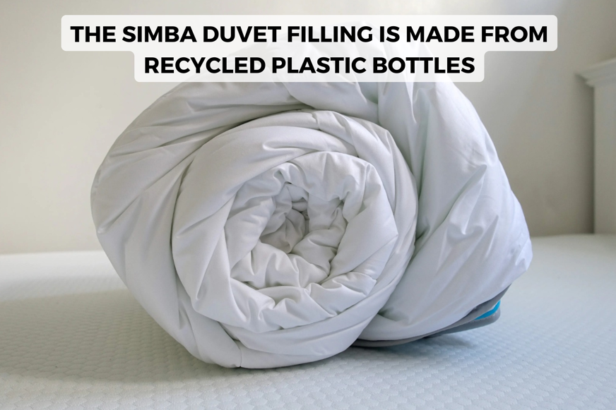 Simba Hybrid Duvet rolled up